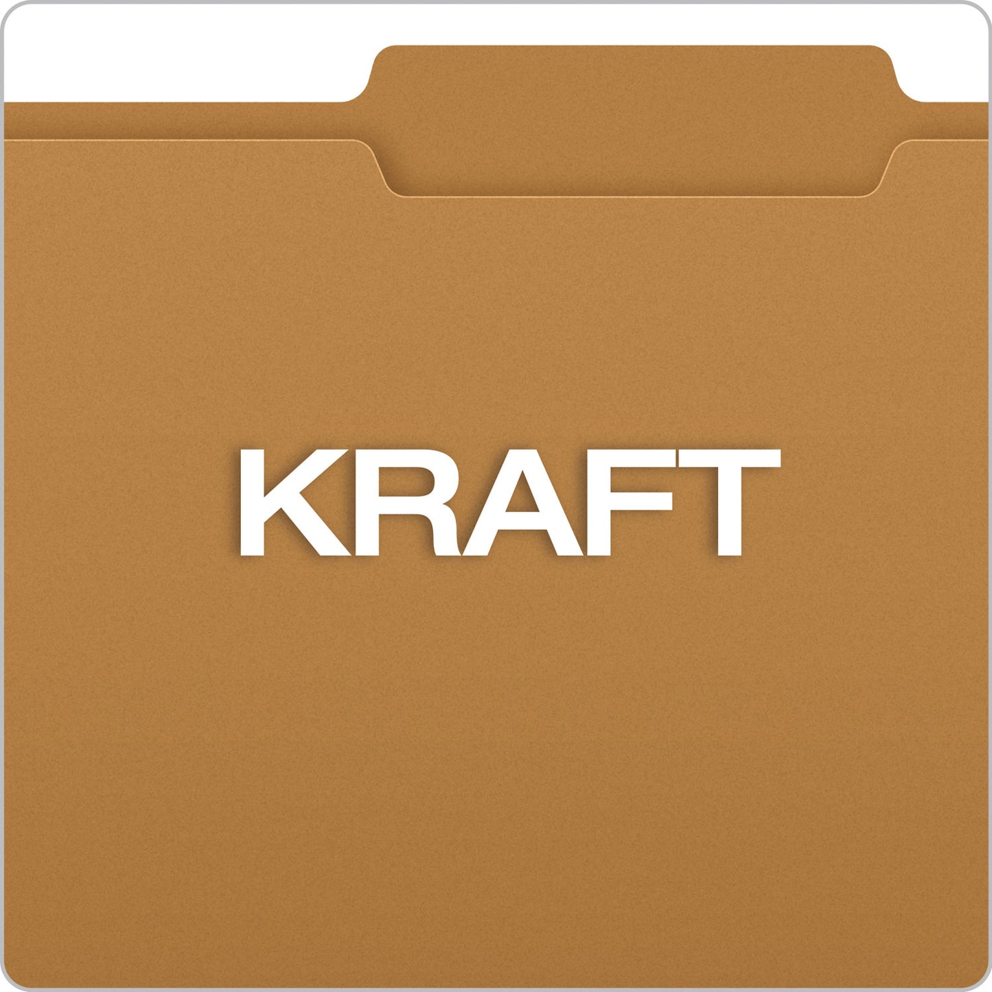 Pendaflex Kraft Fastener Folders, 2/5-Cut Tabs, 2 Fasteners, Letter Size, Kraft Exterior, 50/Box (FK213)