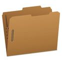 Pendaflex Kraft Fastener Folders, 2/5-Cut Tabs, 2 Fasteners, Letter Size, Kraft Exterior, 50/Box (FK213)