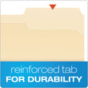 Pendaflex Manila Fastener Folders, 1/3-Cut Tabs, 1 Fastener, Letter Size, Manila Exterior, 50/Box (FM210)