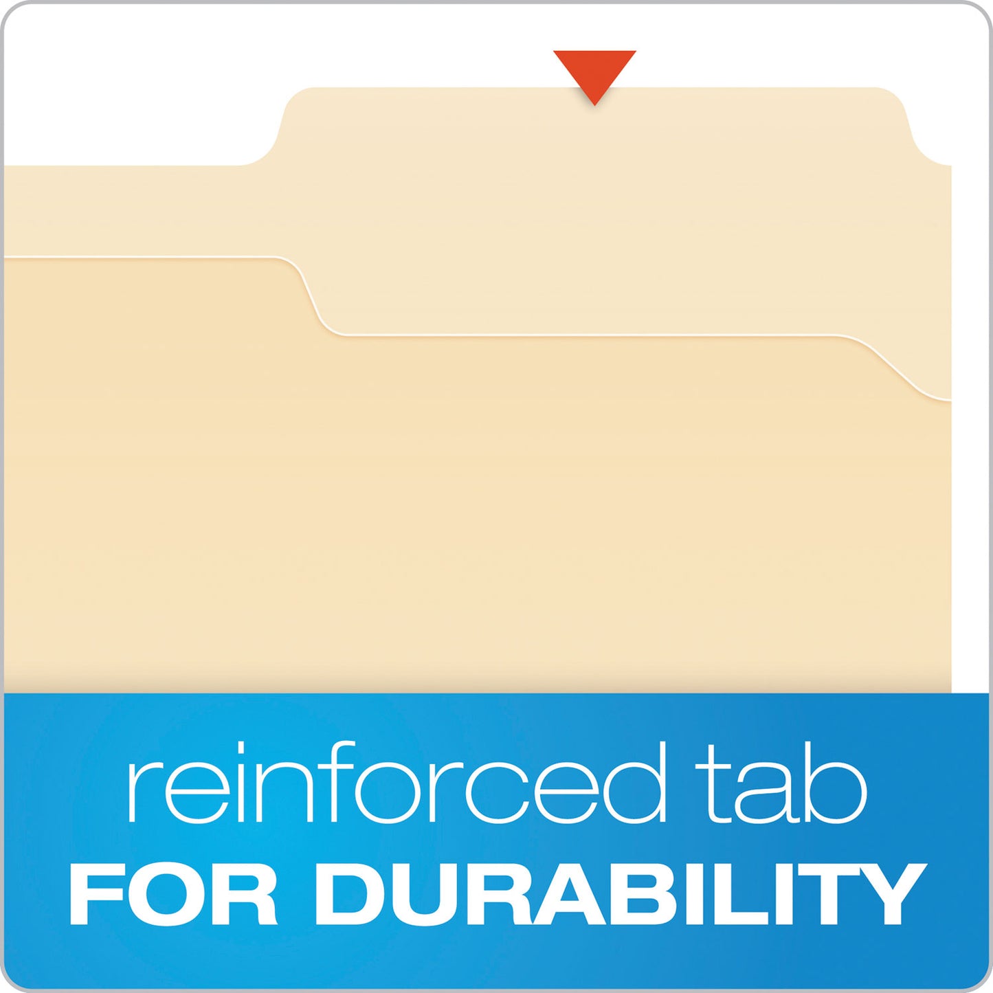 Pendaflex Manila Fastener Folders, 1/3-Cut Tabs, 1 Fastener, Letter Size, Manila Exterior, 50/Box (FM210)
