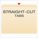 Pendaflex Manila Fastener Folders, Straight Tabs, 1 Fastener, Letter Size, Manila Exterior, 50/Box (FM211)
