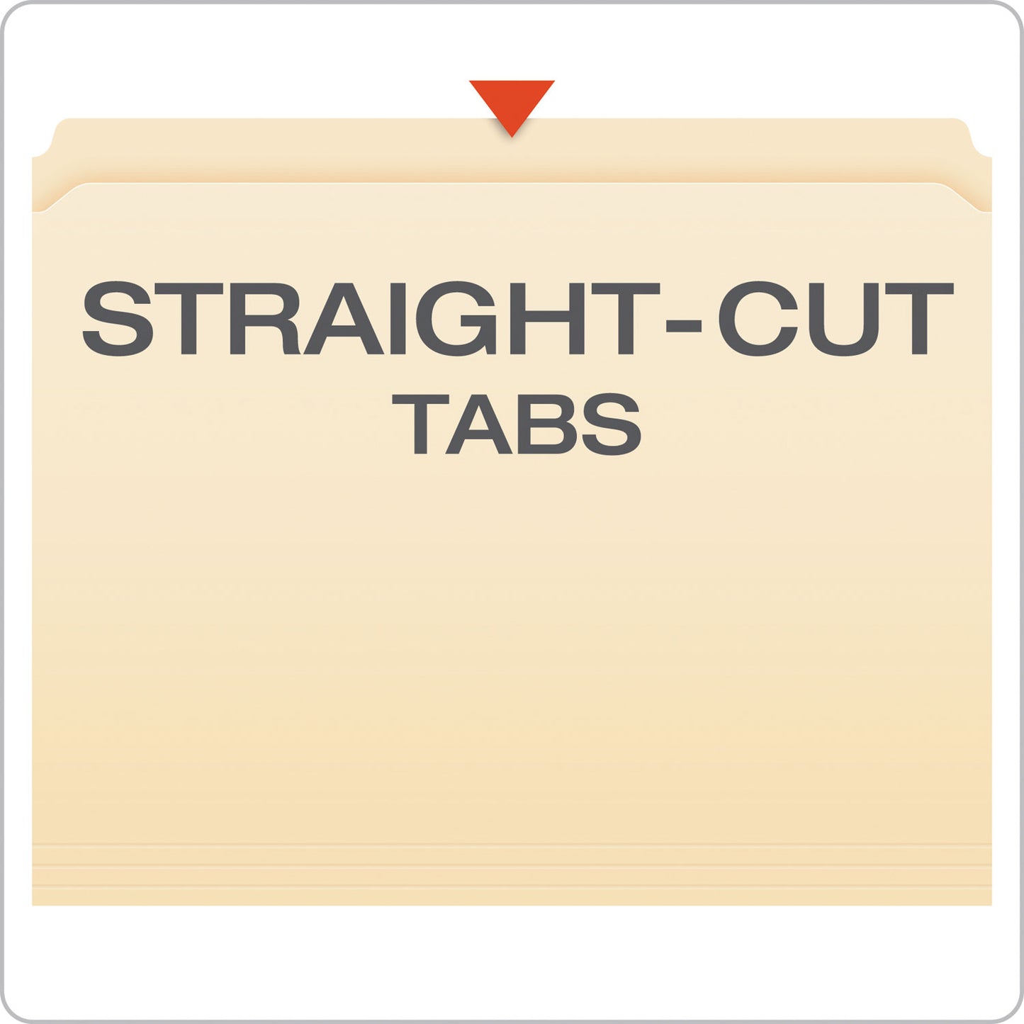 Pendaflex Manila Fastener Folders, Straight Tabs, 1 Fastener, Letter Size, Manila Exterior, 50/Box (FM211)