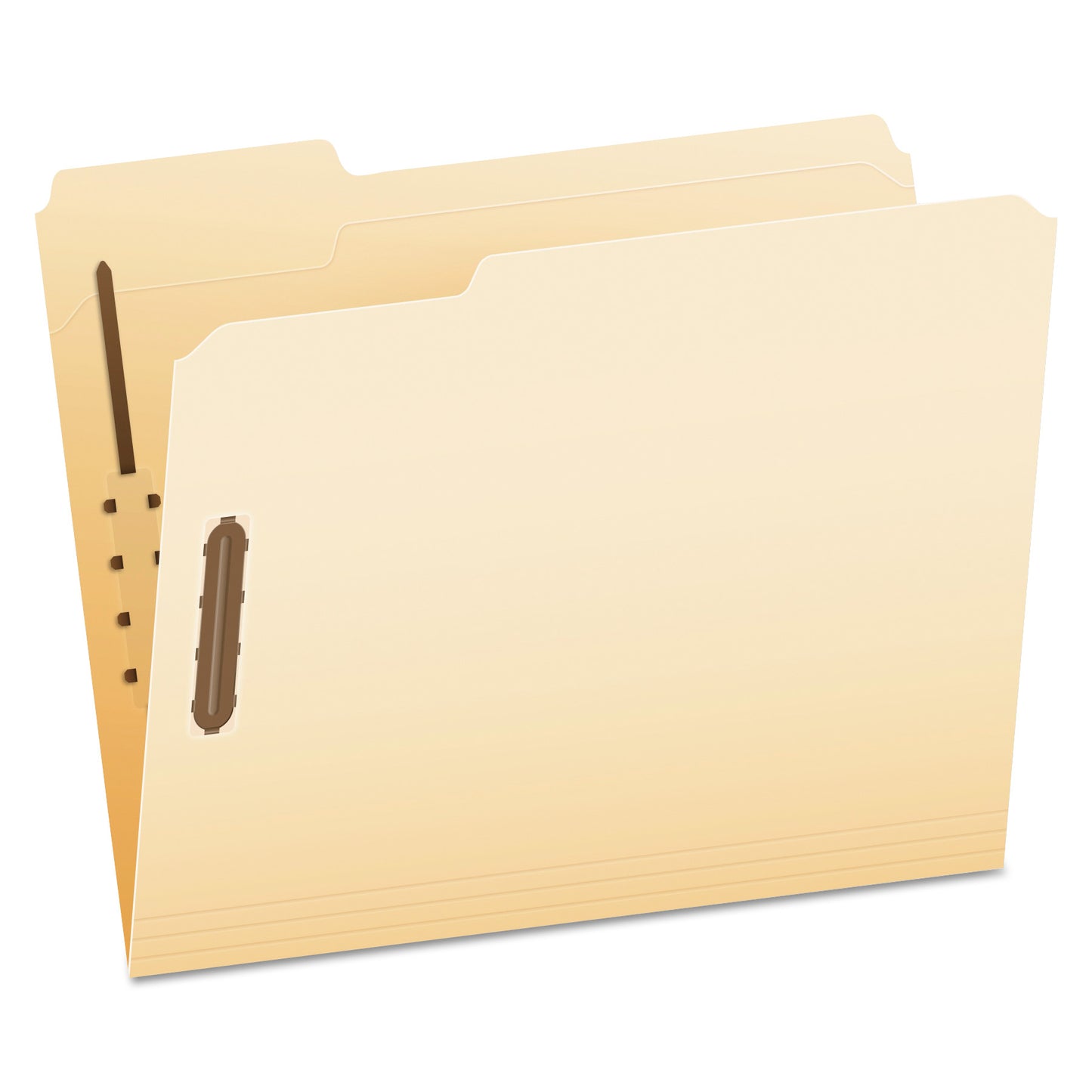 Pendaflex Manila Fastener Folders, 1/3-Cut Tabs, 2 Fasteners, Letter Size, Manila Exterior, 50/Box (FM213)