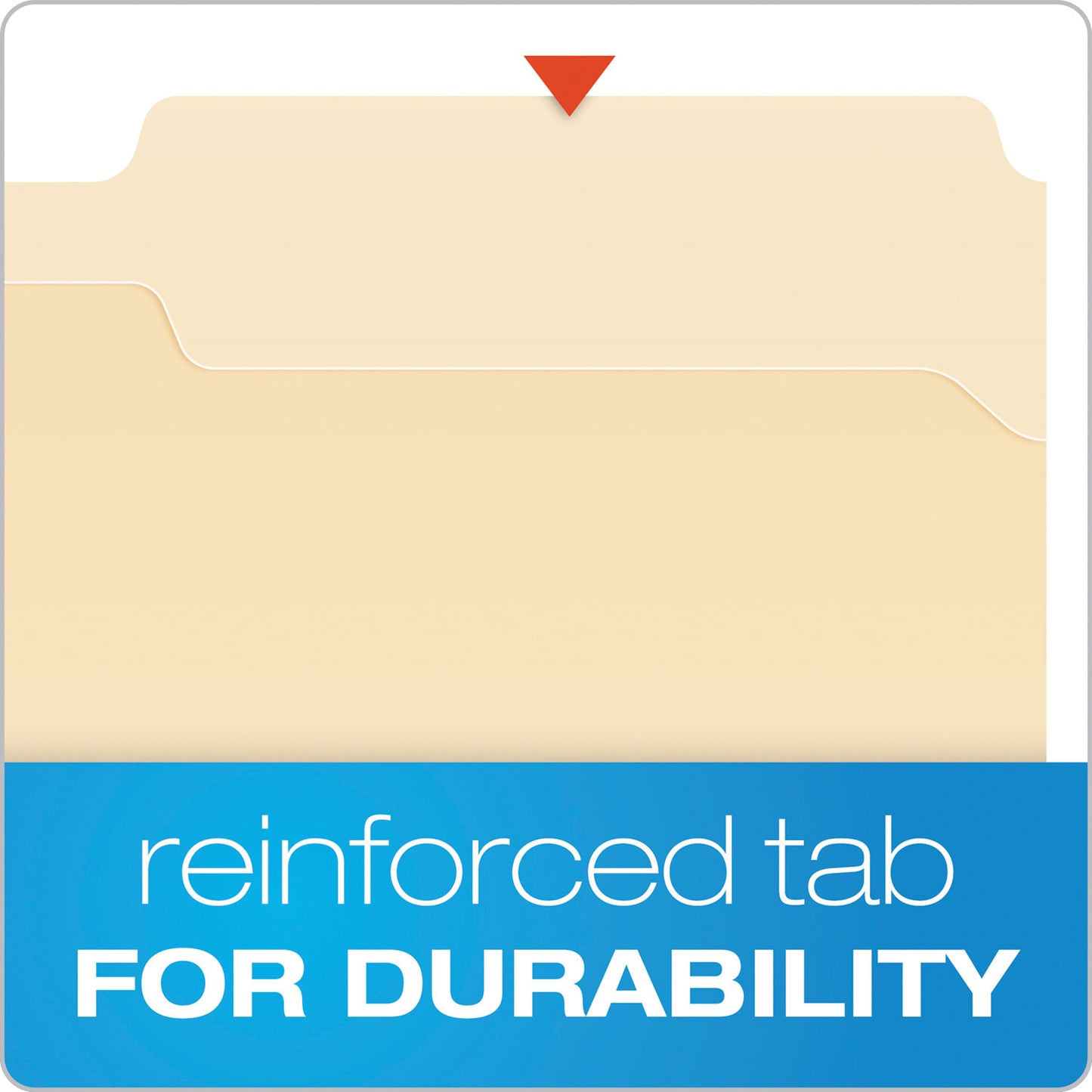Pendaflex Manila Fastener Folders, 1/3-Cut Tabs, 1 Fastener, Legal Size, Manila Exterior, 50/Box (FM310)