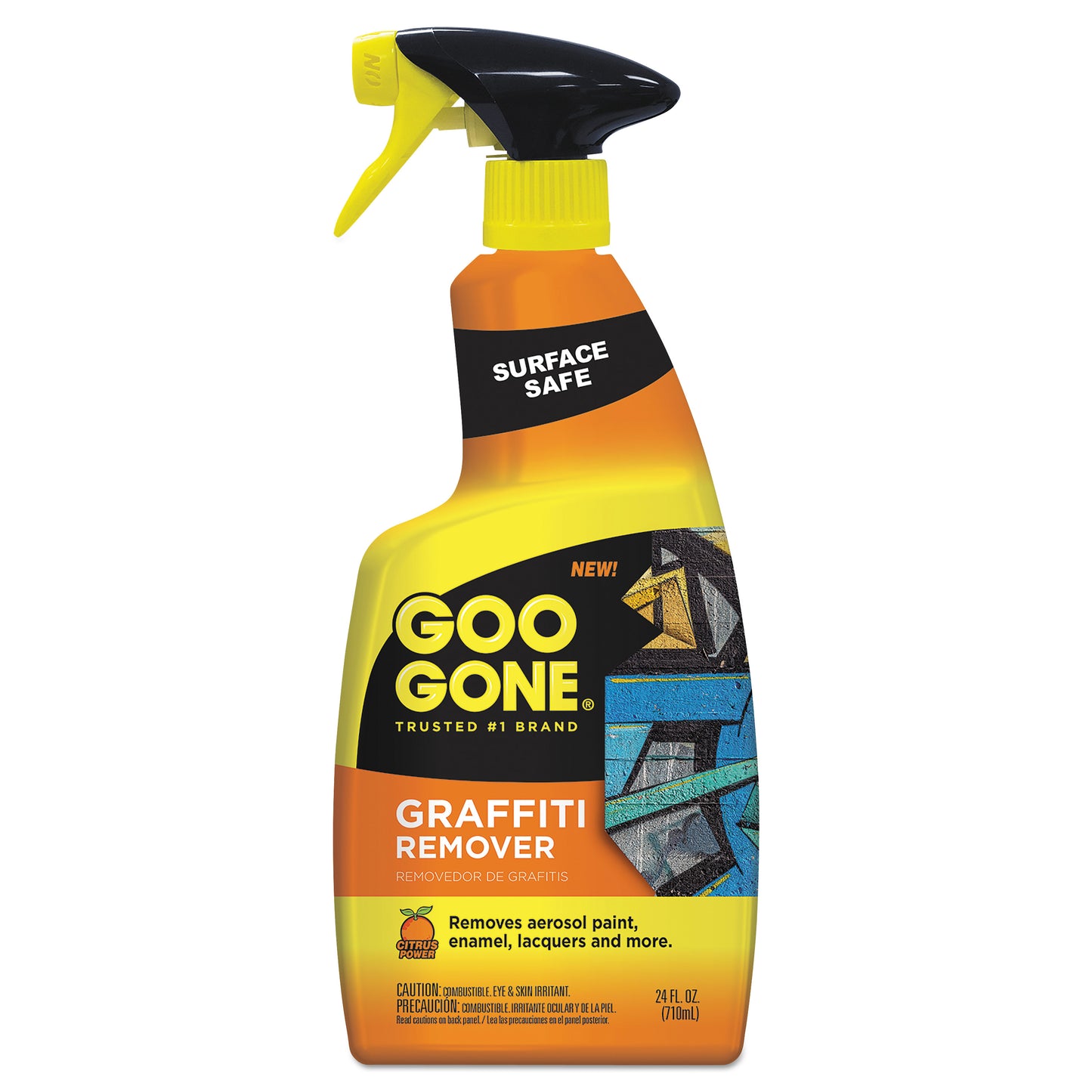 Goo Gone Graffiti Remover, 24 oz Spray Bottle, 4/Carton (2132)