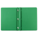 Oxford Title Panel and Border Front Report Cover, Three-Prong Fastener, 0.5" Capacity, 8.5 x 11, Light Green/Light Green, 25/Box (52503)