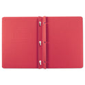 Oxford Report Cover, Three-Prong Fastener, 0.5" Capacity, 8.5 x 11, Red/Red, 25/Box (52511)