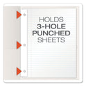 Oxford Twin-Pocket Folders with 3 Fasteners, 0.5" Capacity, 11 x 8.5, White, 25/Box (57704)