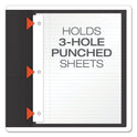 Oxford Twin-Pocket Folders with 3 Fasteners, 0.5" Capacity, 11 x 8.5, Black 25/Box (57706)