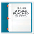 Oxford Twin-Pocket Folders with 3 Fasteners, 0.5" Capacity, 11 x 8.5, Light Blue, 25/Box (57701)