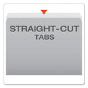 Pendaflex Colored File Folders, Straight Tabs, Letter Size, Gray/Light Gray, 100/Box (152GRA)