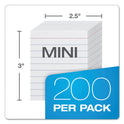 Oxford Ruled Mini Index Cards, 3 x 2.5, White, 200/Pack (10009)