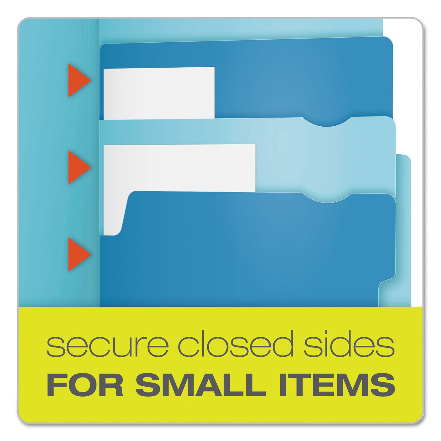 Pendaflex Divide It Up File Folder, 1/2-Cut Tabs: Assorted, Letter Size, 0.75" Expansion, Assorted Colors, 12/Pack (10773)