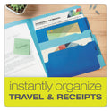 Pendaflex Divide It Up File Folder, 1/2-Cut Tabs: Assorted, Letter Size, 0.75" Expansion, Assorted Colors, 12/Pack (10773)