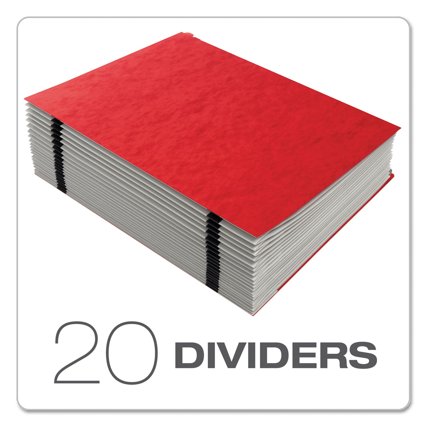 Pendaflex Expanding Desk File, 23 Dividers, Alpha Index, Letter Size, Red Cover (11017)