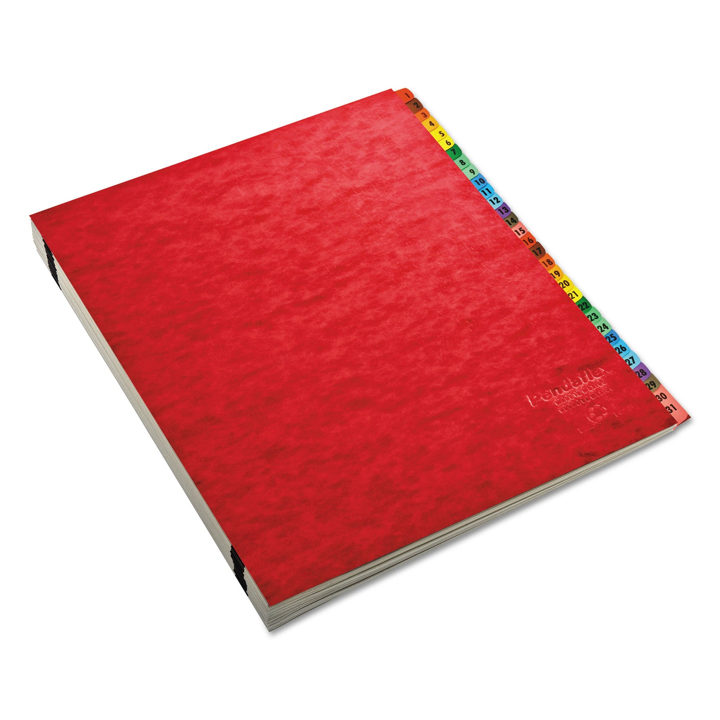 Pendaflex Expanding Desk File, 23 Dividers, Alpha Index, Letter Size, Red Cover (11017)