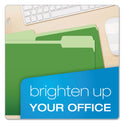 Pendaflex Colored File Folders, 1/3-Cut Tabs: Assorted, Letter Size, Green/Light Green, 100/Box (15213BGR)