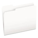 Pendaflex Colored File Folders, 1/3-Cut Tabs: Assorted, Letter Size, White, 100/Box (15213WHI)