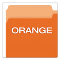 Pendaflex Colored File Folders, 1/3-Cut Tabs: Assorted, Legal Size, Orange/Light Orange, 100/Box (15313ORA)