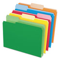 Pendaflex Double Stuff File Folders, 1/3-Cut Tabs: Assorted, Letter Size, Assorted Colors, 50/Pack (54460)