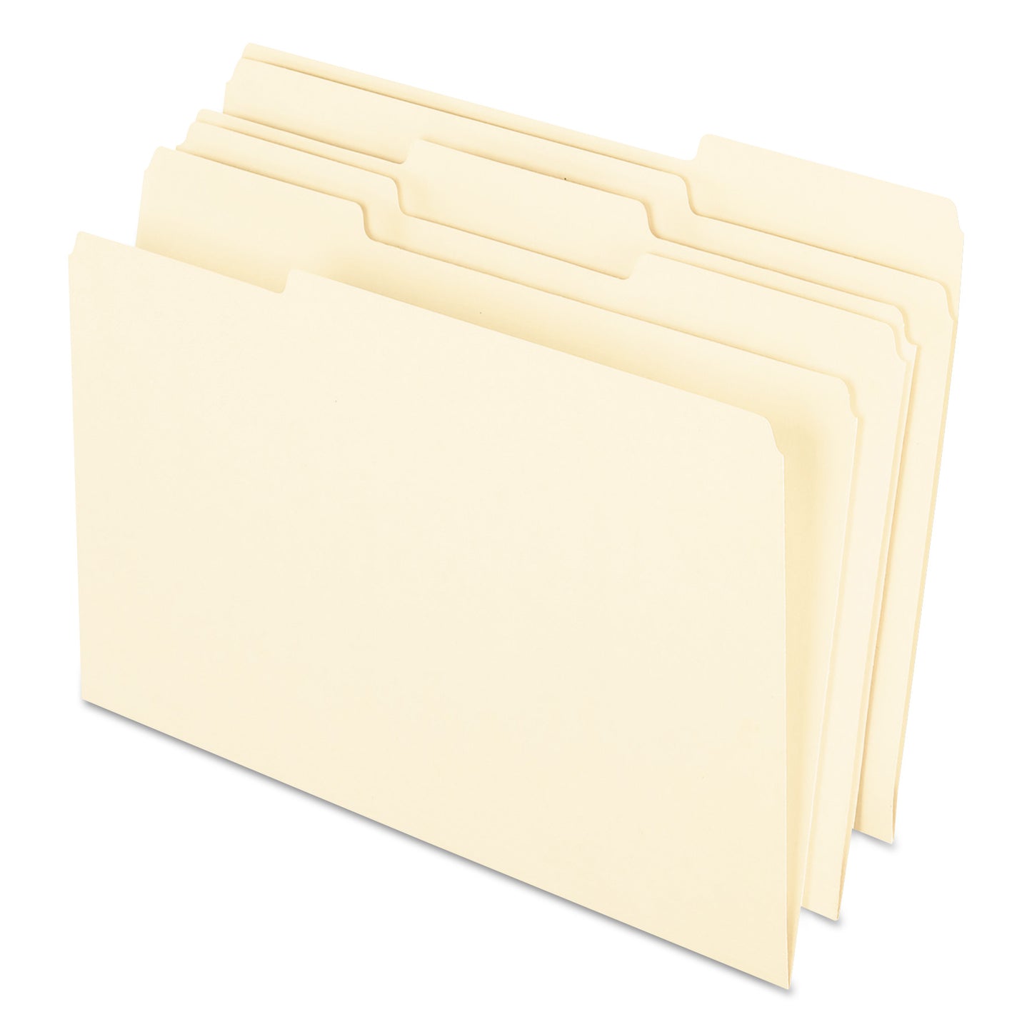 Earthwise by Pendaflex 100% Recycled Manila File Folder, 1/3-Cut Tabs: Assorted, Legal Size, 0.75" Expansion, Manila, 100/Box (76520)