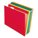 Pendaflex Colored Reinforced Hanging Folders, Letter Size, 1/5-Cut Tabs, Assorted Bright Colors, 25/Box (415215ASST)