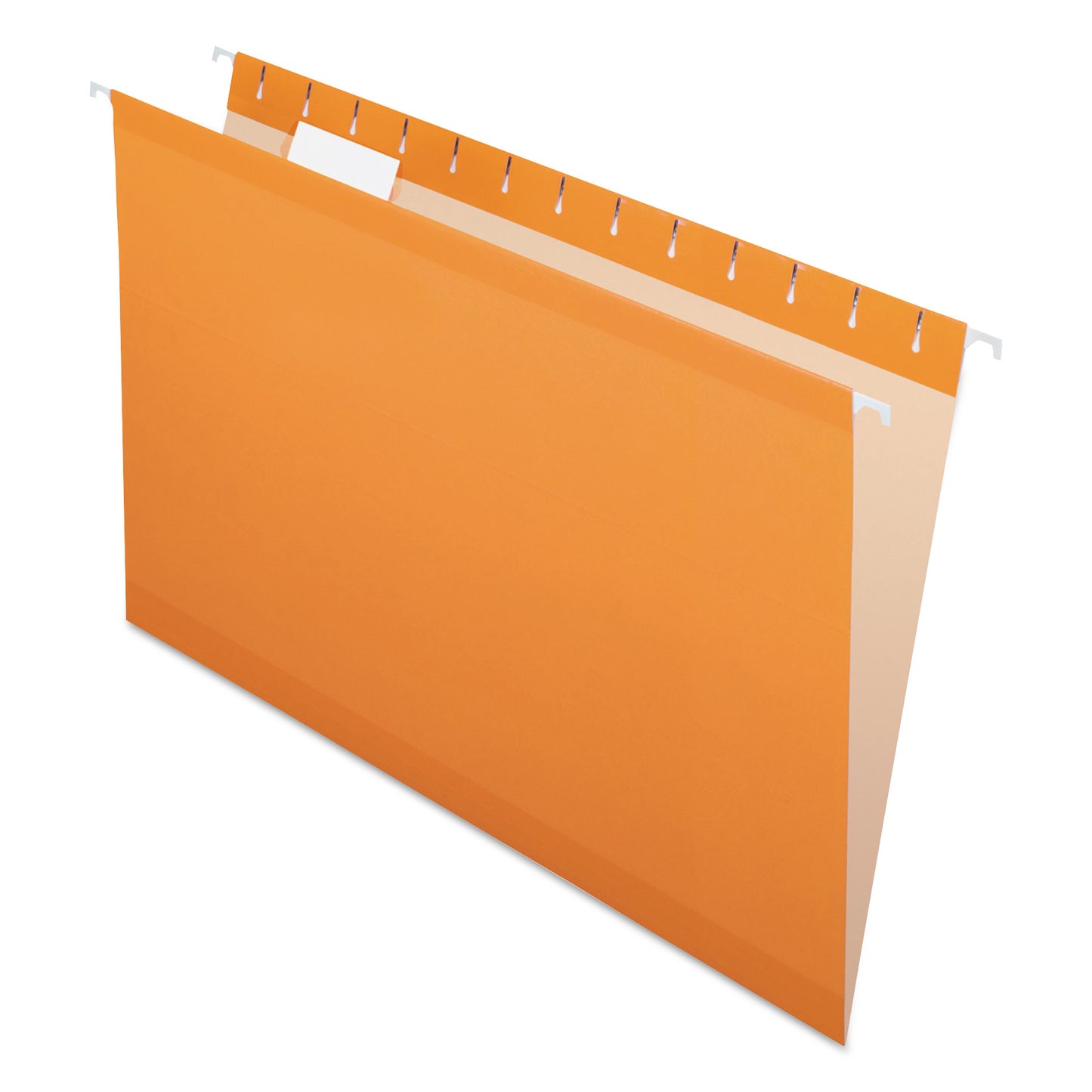 Pendaflex Colored Reinforced Hanging Folders, Legal Size, 1/5-Cut Tabs, Orange, 25/Box (415315ORA)