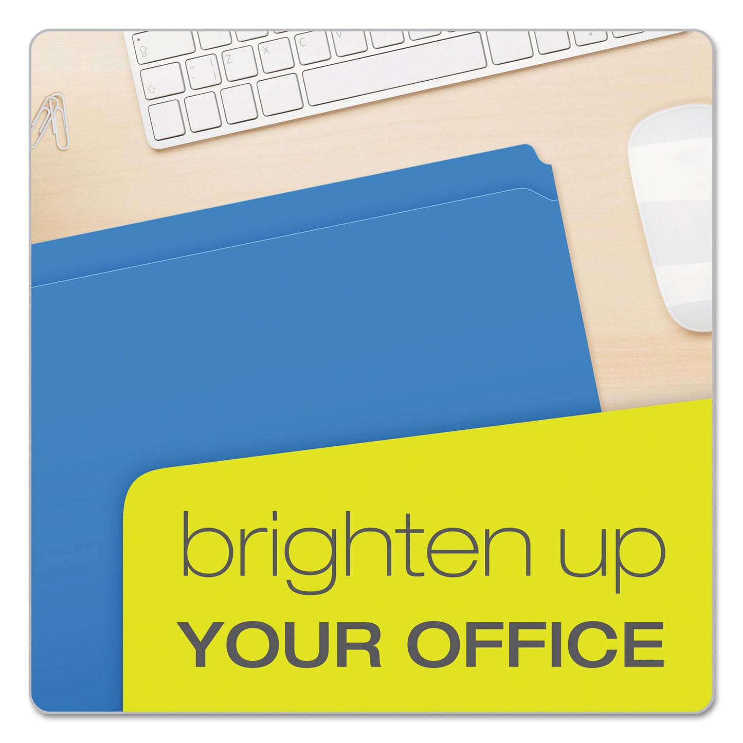 Pendaflex Double-Ply Reinforced Top Tab Colored File Folders, Straight Tabs, Letter Size, 0.75" Expansion, Blue, 100/Box (R152BLU)
