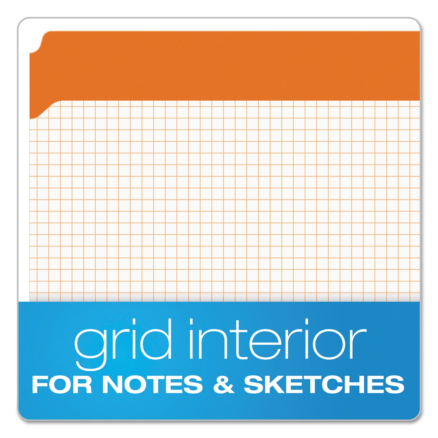 Pendaflex Double-Ply Reinforced Top Tab Colored File Folders, Straight Tabs, Letter Size, 0.75" Expansion, Orange, 100/Box (R152ORA)