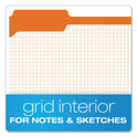 Pendaflex Double-Ply Reinforced Top Tab Colored File Folders, 1/3-Cut Tabs: Assorted, Letter Size, 0.75" Expansion, Orange, 100/Box (R15213ORA)