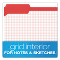 Pendaflex Double-Ply Reinforced Top Tab Colored File Folders, 1/3-Cut Tabs: Assorted, Letter Size, 0.75" Expansion, Red, 100/Box (R15213RED)