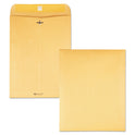 Quality Park Clasp Envelope, 28 lb Bond Weight Kraft, #93, Square Flap, Clasp/Gummed Closure, 9.5 x 12.5, Brown Kraft, 100/Box (37893)