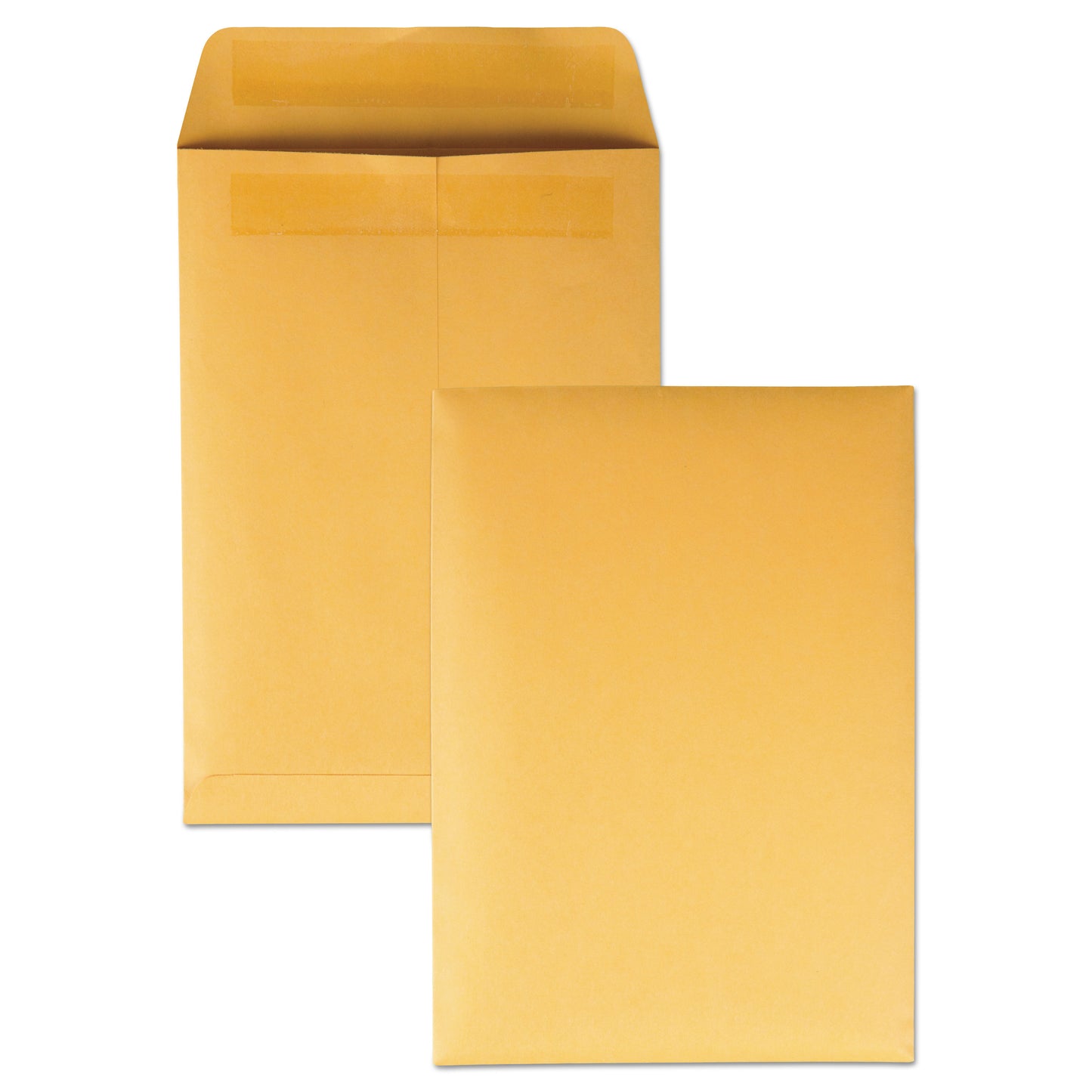 Quality Park Redi-Seal Catalog Envelope, #6, Cheese Blade Flap, Redi-Seal Adhesive Closure, 7.5 x 10.5, Brown Kraft, 250/Box (43462)