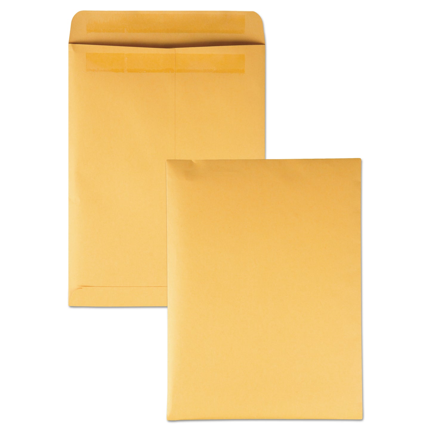 Quality Park Redi-Seal Catalog Envelope, #10 1/2, Cheese Blade Flap, Redi-Seal Adhesive Closure, 9 x 12, Brown Kraft, 250/Box (43562)