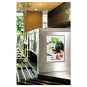 Durable DURAFRAME Sign Holder, 11 x 17, Black Frame, 2/Pack (476901)