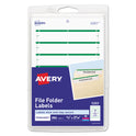 Avery Printable 4" x 6" - Permanent File Folder Labels, 0.69 x 3.44, White, 7/Sheet, 36 Sheets/Pack, (5203) (05203)