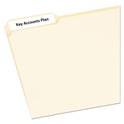 Avery EcoFriendly Permanent File Folder Labels, 0.66 x 3.44, White, 30/Sheet, 25 Sheets/Pack (48266)
