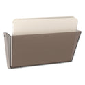 Deflecto Unbreakable DocuPocket Wall File, Letter Size, 14.5" x 3" x 6.5", Smoke (63202)