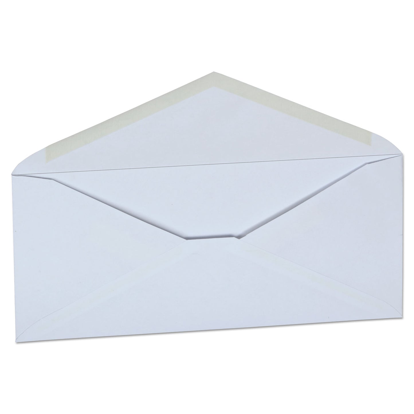 Office Impressions White Envelope, #10, Commercial Flap, Gummed Closure, 4.13 x 9.5, White, 500/Box (82292)