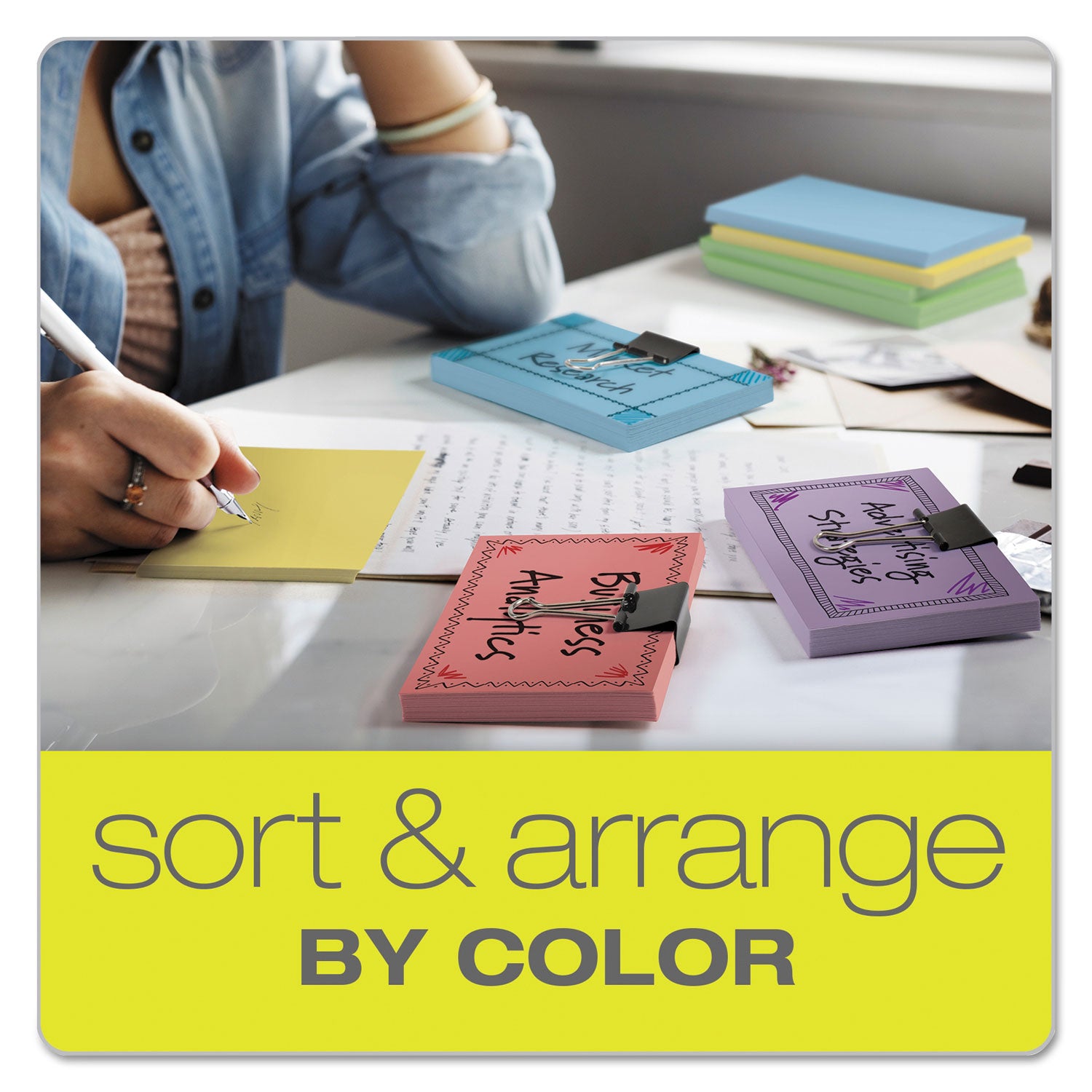 Oxford Unruled Index Cards, 4 x 6, Blue, 100/Pack (7420BLU)