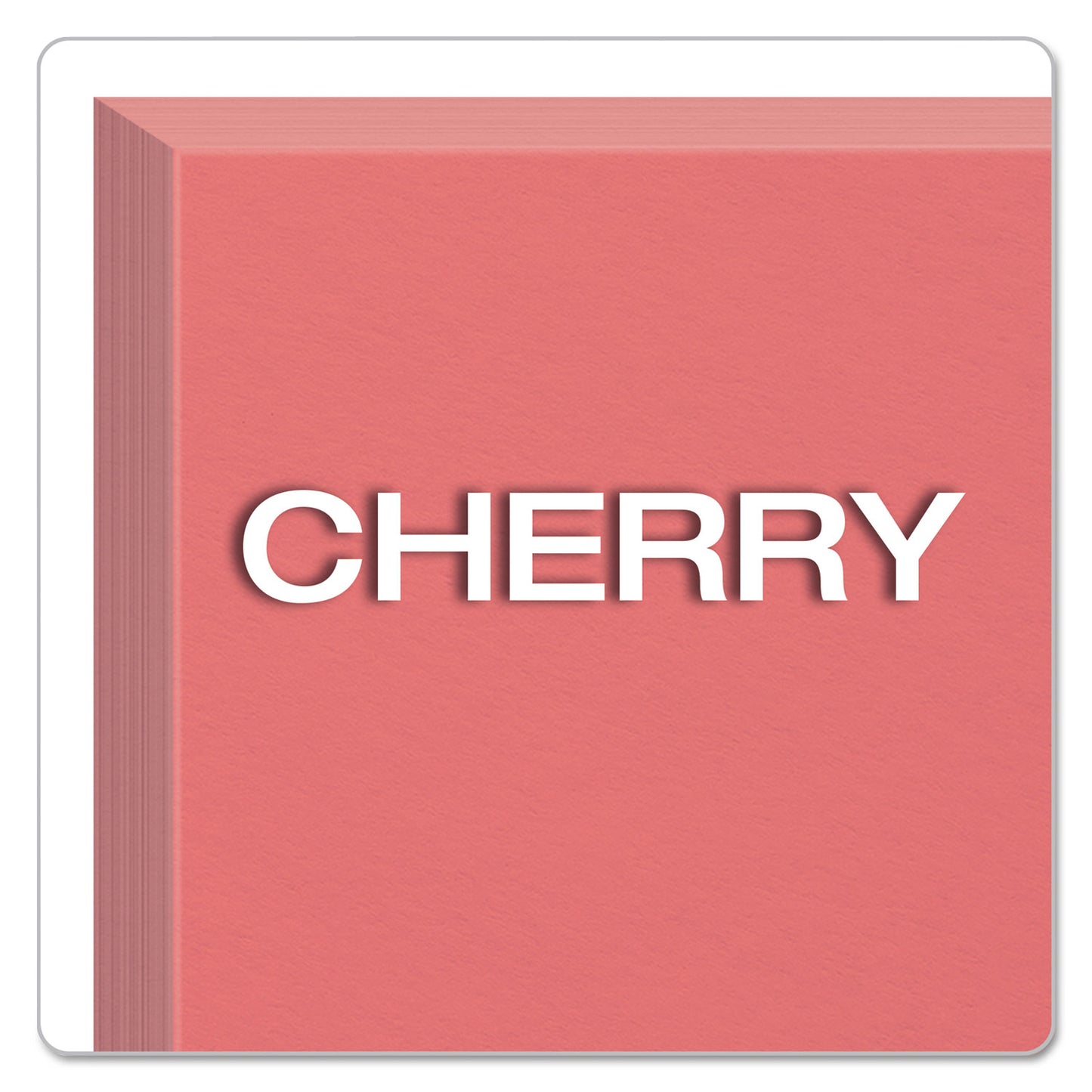 Oxford Unruled Index Cards, 3 x 5, Cherry, 100/Pack (7320CHE)