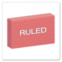 Oxford Ruled Index Cards, 3 x 5, Cherry, 100/Pack (7321CHE)