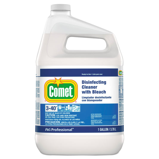 Comet Disinfecting Cleaner with Bleach, 1 gal Bottle (24651)