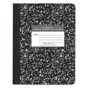 Roaring Spring Marble Cover Composition Book, Wide/Legal Rule, Black Marble Cover, (100) 9.75 x 7.5 Sheets (77230)