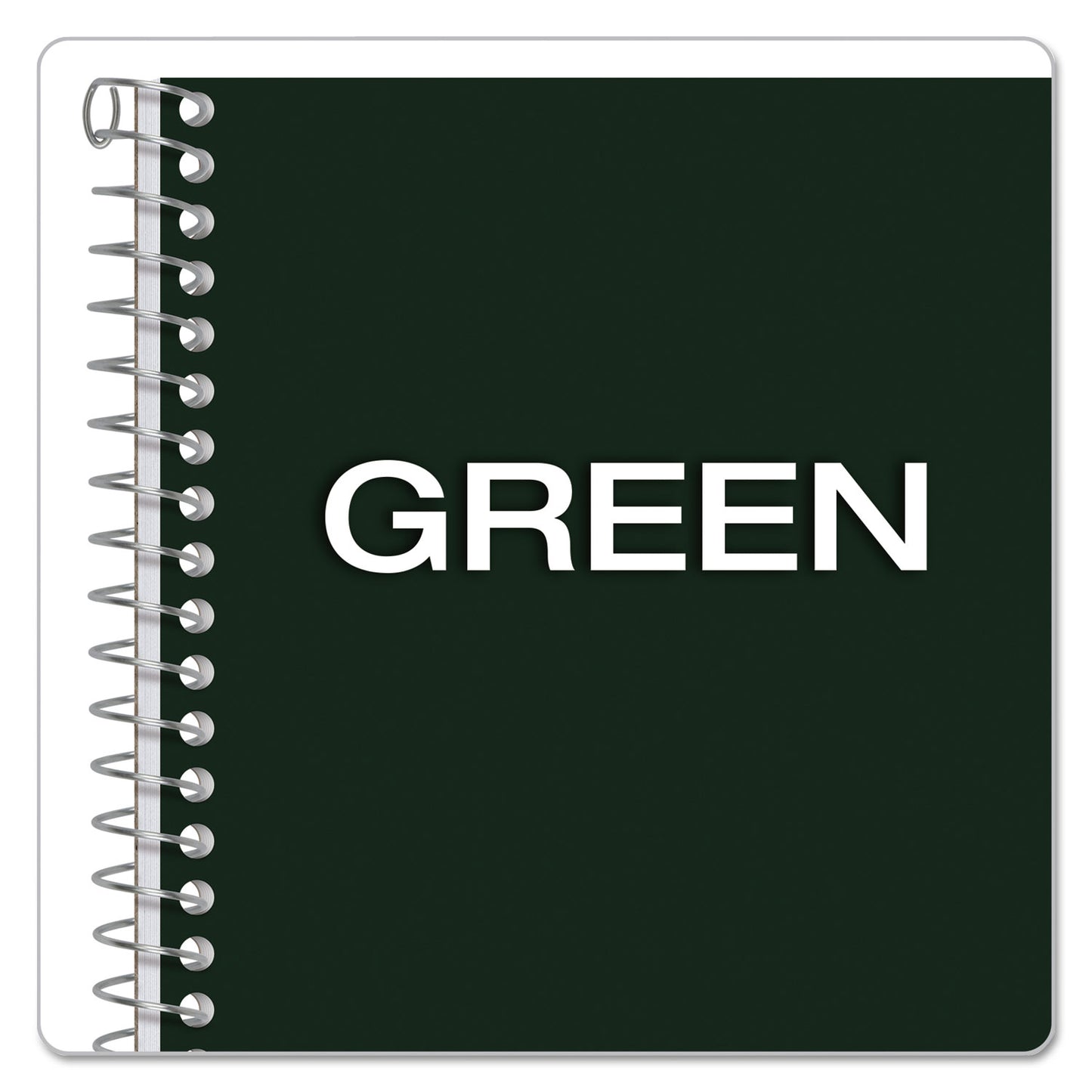 Earthwise by Oxford Recycled One-Subject Notebook, Narrow Rule, Green Cover, (80) 8 x 5 Sheets (25400)