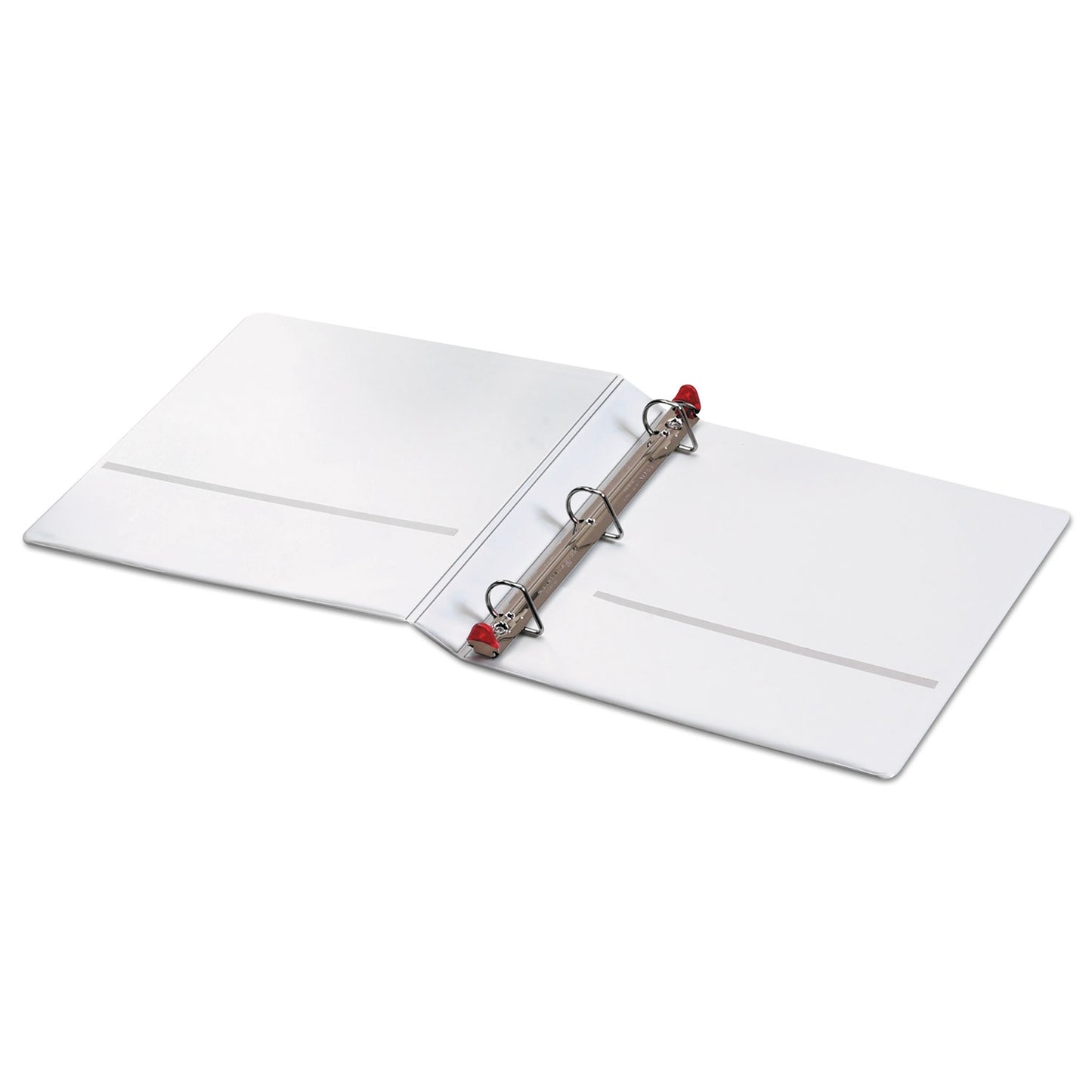 Cardinal Treated ClearVue Locking Slant-D Ring Binder, 3 Rings, 1" Capacity, 11 x 8.5, White (32100)