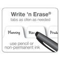 Cardinal Write 'n Erase Tabloid Index Dividers, 5-Tab, 11 x 17, White, 1 Set (84270)