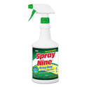 Spray Nine Heavy Duty Cleaner/Degreaser/Disinfectant, Citrus Scent, 32 oz Trigger Spray Bottle (26832)