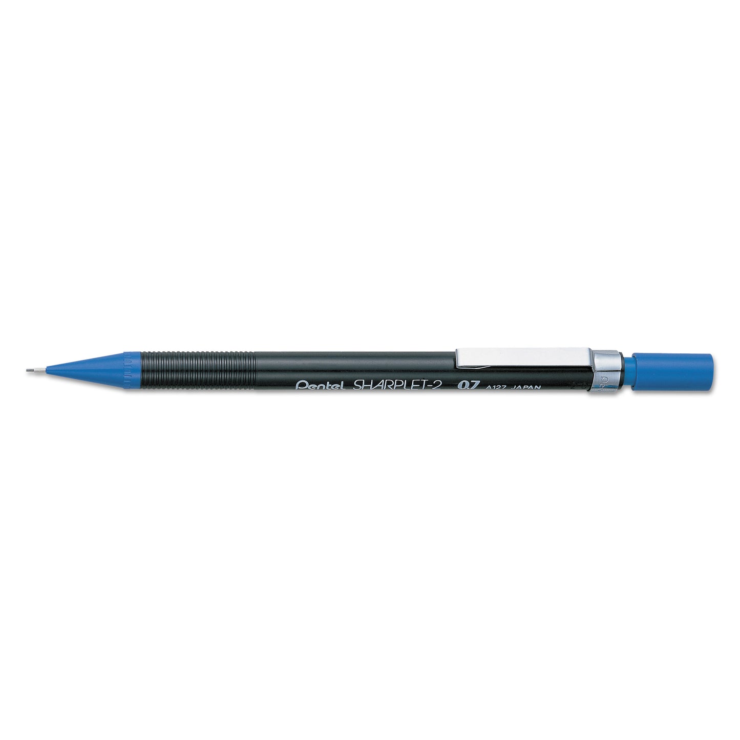 Pentel Sharplet-2 Mechanical Pencil, 0.7 mm, HB (#2), Black Lead, Dark Blue Barrel (A127C)