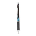 Pentel EnerGel RTX Gel Pen, Retractable, Fine 0.5 mm Needle Tip, Black Ink, Black/Blue Barrel (BLN75A)